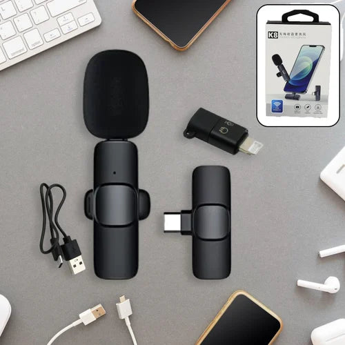 Wireless Mini Microphone Audio Video Recording
