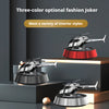 Solar Fragrance Car Air Freshener Helicopter