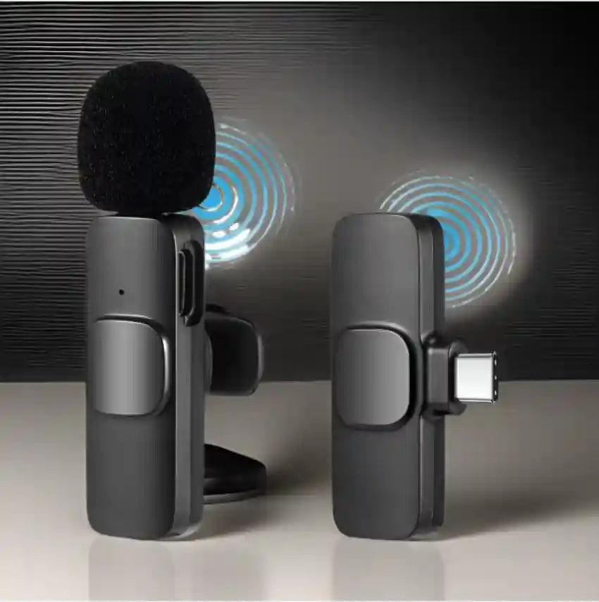 Wireless Mini Microphone Audio Video Recording