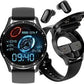 X7 2 in 1 Smart Watch With  Bluetooth Earphone